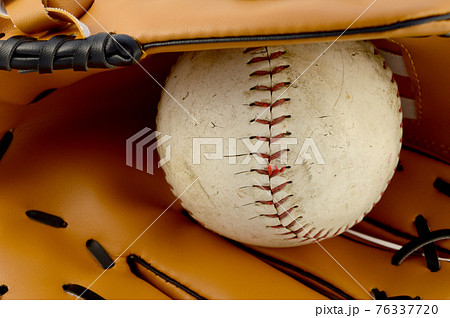 Closeup Baseball Glove 76337720