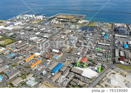 鹿児島谷山港の上空から 鹿児島谷山港の上空から 76339080