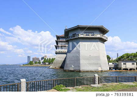 滋賀県大津市 琵琶湖の風景 滋賀県大津市 琵琶湖の風景 76339381