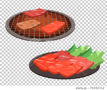 Grilled beef ribs 76342312