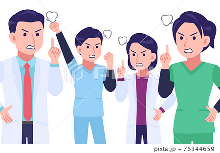 Young and healthy healthcare professionals Young and healthy healthcare professionals 76344659