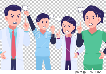 Young and healthy healthcare professionals Young and healthy healthcare professionals 76344659