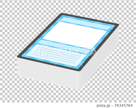 Illustration of a trading card deck Illustration of a trading card deck 76345764