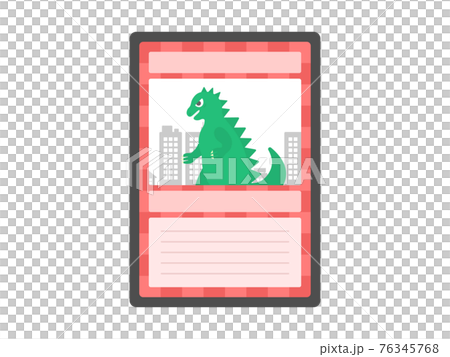 Trading card illustration Trading card illustration 76345768