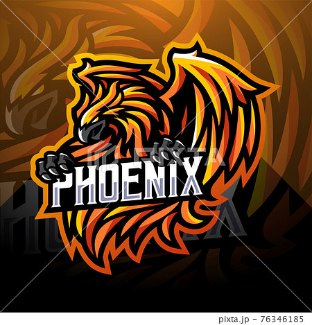 Phoenix esport mascot logo  76346185