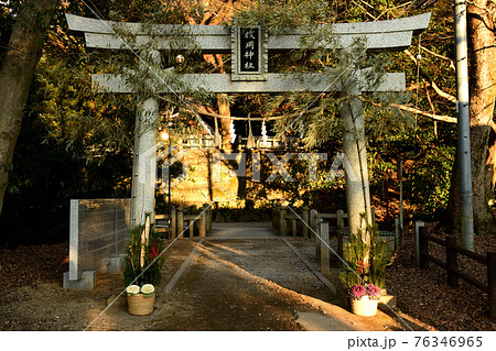 枚岡神社の鳥居　大阪府 76346965