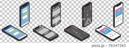 アイソメトリック スマホとアプリ アイソメトリック スマホとアプリ 76347365