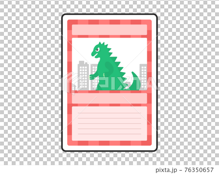 Trading card illustration Trading card illustration 76350657