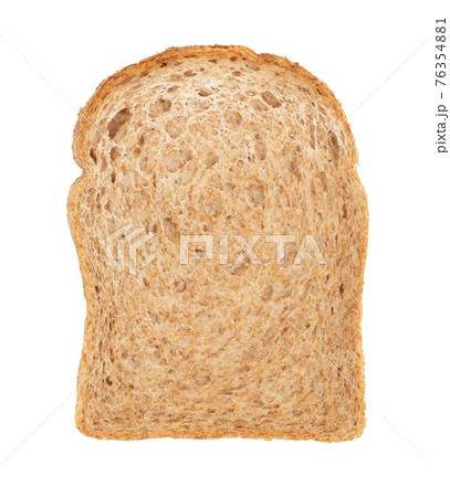 Healthy whole wheat bread slice 76354881