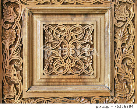 Traditional wood carving, Uzbekistan Traditional wood carving, Uzbekistan 76356394