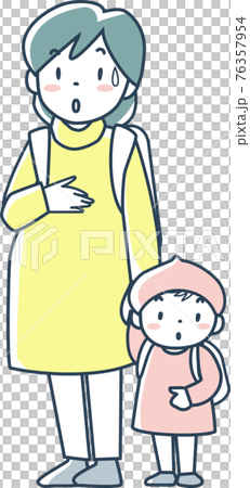 災害時の要配慮者である妊婦と子ども 76357954