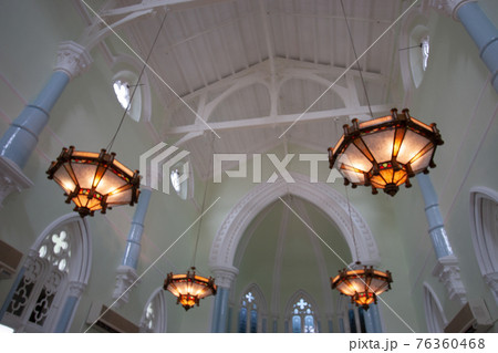 Old retro church, church interior, Small Church 21 Oct 2006 Old retro church, church interior, Small Church 21 Oct 2006 76360468