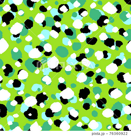 Abstract modern leopard seamless pattern. Animals trendy background. Green and black decorative vector stock illustration for print, card, postcard, fabric, textile. Modern ornament of stylized skin Abstract modern leopard seamless pattern. Animals trendy background. Green and black decorative vector stock illustration for print, card, postcard, fabric, textile. Modern ornament of stylized skin 76360922