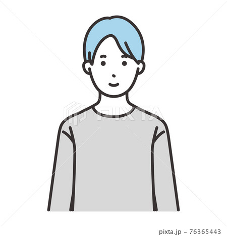 大人 男性 表情 微笑む 大人 男性 表情 微笑む 76365443