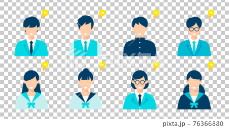 学生の男女のバリエーション-アイデア 76366880