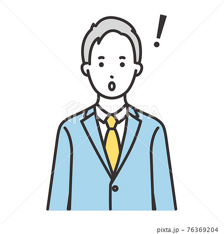 サラリーマン スーツ 表情 驚く サラリーマン スーツ 表情 驚く 76369204