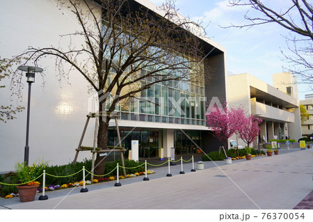 昭和女子大学9号館（手前）と人見記念講堂（奥） 76370054