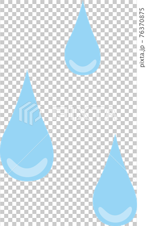水滴のイラスト 76370875
