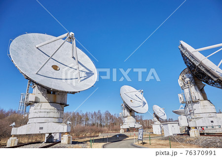 【長野県 南牧村】 冬の野辺山宇宙電波観測所 ミリ波干渉計 76370991