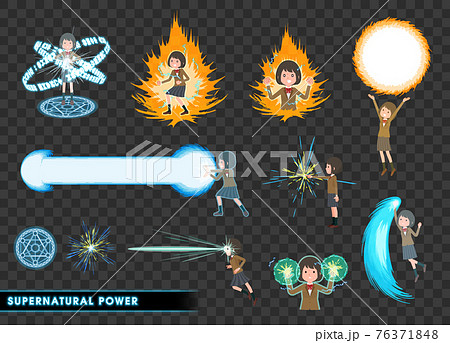 flat type school girl beige Blazer_Psychic 76371848