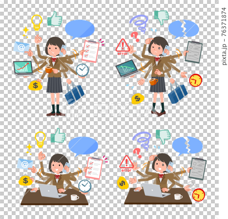 忙 繁忙 忙亂 76371874