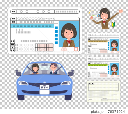 license, female, lady 76371924