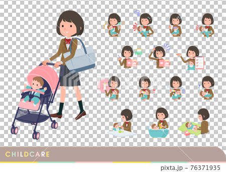 baby, infant, vector 76371935