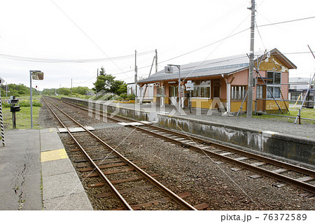 茶内駅　JR茶内駅　花咲線　JR花咲線　駅舎改修前 76372589