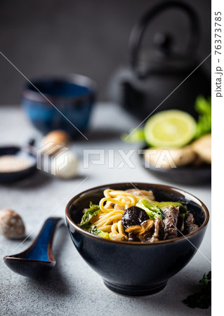 Asian ramen noodles soup Asian ramen noodles soup 76373785