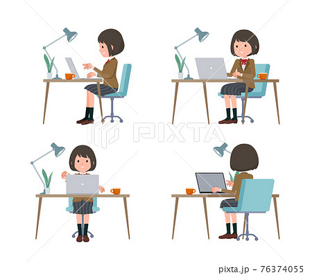 flat type school girl beige flat type school girl beige 76374055