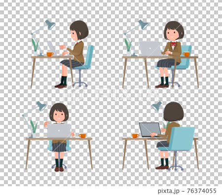 flat type school girl beige flat type school girl beige 76374055