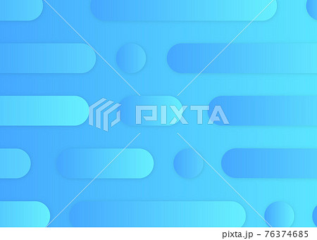 グラデーション　青　スピード　幾何学　背景 76374685