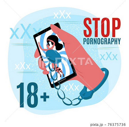 450px x 441px - Stop pornography, pornographic content for... - Stock Illustration  [76375736] - PIXTA
