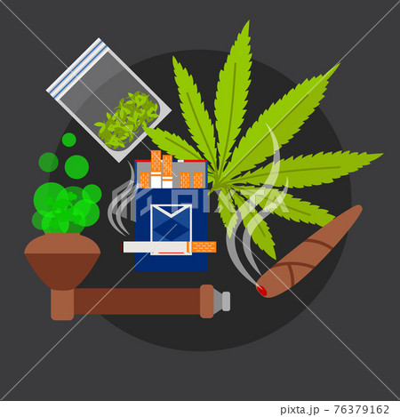 Drugs poster illustration 76379162