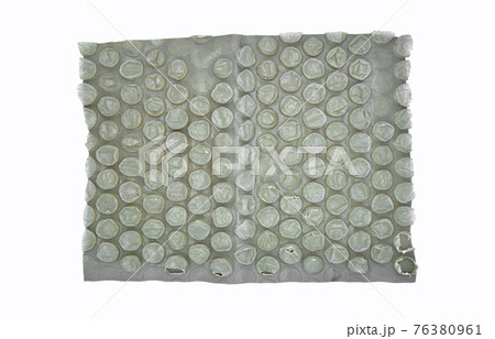 Plastic air bubble protection foil wrap texture background 76380961