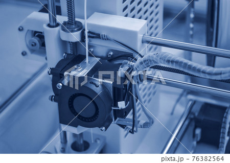 Objects printed by 3d printer. Automatic three dimensional 76382564