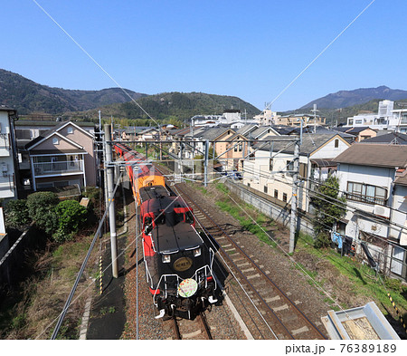 嵯峨野観光鉄道のトロッコ列車 76389189