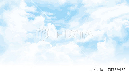 さわやかな淡い青空 76389425