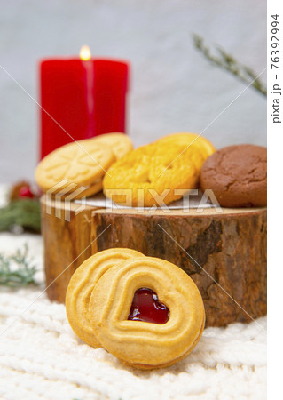 Christmas objects for winter season promotion 76392994