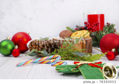 Christmas objects for winter season promotion 76393033