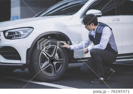 auto vehicle car insurance agent concept, checking car condition auto vehicle car insurance agent concept, checking car condition 76395471