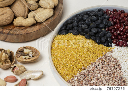 five grain for Daeboreum, first full moon of the lunar year in Korea 76397276