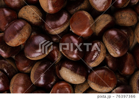 background of chestnuts 76397366