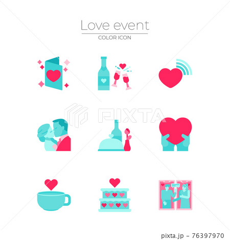 love events icon set love events icon set 76397970