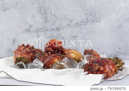 sea squirt on tray 76399870