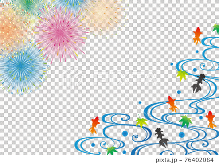 煙花和金魚框架 2 76402084