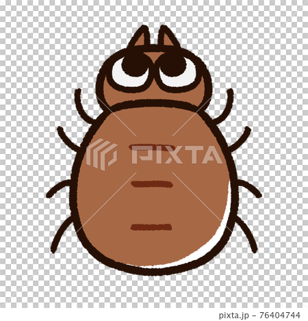 かわいいダニのキャラクター かわいいダニのキャラクター 76404744