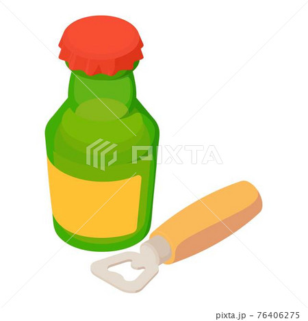 Craft beer icon, isometric style Craft beer icon, isometric style 76406275
