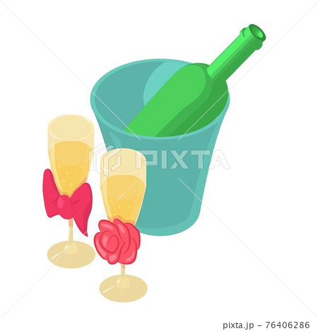 Celebration party icon, isometric style 76406286