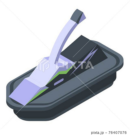 Jet ski icon, isometric style 76407076